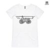ASColour Ladies 'Bevel' V-Neck Tshirt Thumbnail