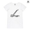 ASColour Ladies 'Bevel' V-Neck Tshirt Thumbnail