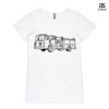 ASColour Ladies 'Bevel' V-Neck Tshirt Thumbnail