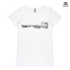 ASColour Ladies 'Bevel' V-Neck Tshirt Thumbnail