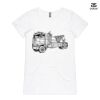 ASColour Ladies 'Bevel' V-Neck Tshirt Thumbnail