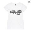 ASColour Ladies 'Bevel' V-Neck Tshirt Thumbnail