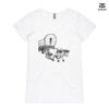 ASColour Ladies 'Bevel' V-Neck Tshirt Thumbnail