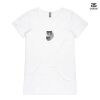 ASColour Ladies 'Bevel' V-Neck Tshirt Thumbnail