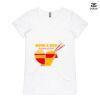 ASColour Ladies 'Bevel' V-Neck Tshirt Thumbnail