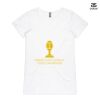 ASColour Ladies 'Bevel' V-Neck Tshirt Thumbnail