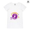 ASColour Ladies 'Bevel' V-Neck Tshirt Thumbnail