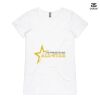 ASColour Ladies 'Bevel' V-Neck Tshirt Thumbnail