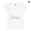 ASColour Ladies 'Bevel' V-Neck Tshirt Thumbnail
