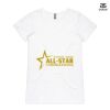 ASColour Ladies 'Bevel' V-Neck Tshirt Thumbnail
