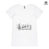 ASColour Ladies 'Bevel' V-Neck Tshirt Thumbnail