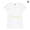 ASColour Ladies 'Bevel' V-Neck Tshirt Thumbnail