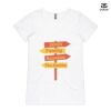 ASColour Ladies 'Bevel' V-Neck Tshirt Thumbnail