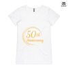ASColour Ladies 'Bevel' V-Neck Tshirt Thumbnail