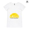 ASColour Ladies 'Bevel' V-Neck Tshirt Thumbnail