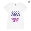 ASColour Ladies 'Bevel' V-Neck Tshirt Thumbnail