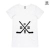ASColour Ladies 'Bevel' V-Neck Tshirt Thumbnail