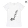ASColour Ladies 'Bevel' V-Neck Tshirt Thumbnail