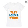 ASColour Ladies 'Bevel' V-Neck Tshirt Thumbnail