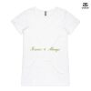 ASColour Ladies 'Bevel' V-Neck Tshirt Thumbnail