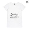 ASColour Ladies 'Bevel' V-Neck Tshirt Thumbnail
