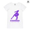 ASColour Ladies 'Bevel' V-Neck Tshirt Thumbnail