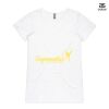 ASColour Ladies 'Bevel' V-Neck Tshirt Thumbnail